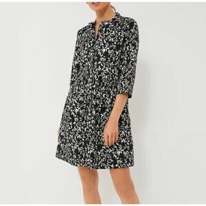 TUCKERNUCK Verdant Iris Short Sleeve Royal Shirt Dress NWT Size Small